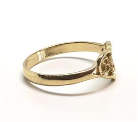 Child's Gold Ring 14K Yellow Gold 0.9g Size:3